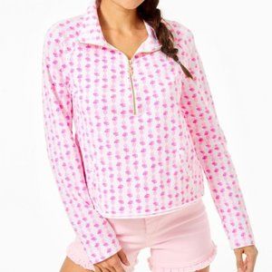 Lilly Pulitzer Ronan Fineapple Cropped Pullover